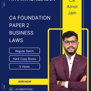 CA Foundation LAW Regular Batch 100% Live/Recorded by CA Amol Jain for Sep 26 & Jan/May 27 Exams