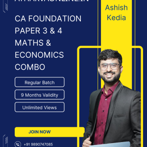 CA Foundation Quantitative Aptitude & Business Economics Combo by CA Ashish Kedia
