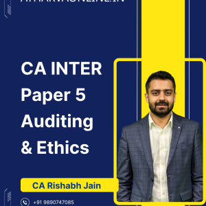 CA Inter Auditing & Ethics Regular Batch by CA Rishabh Jain for Sept. 26 | Jan. 27 | May 27 Exams (Starting From 16th March 2026)