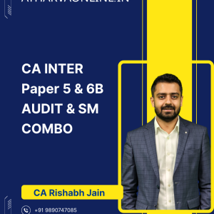 CA Inter AUDIT & SM Exam Oriented Batch by CA Rishabh Jain for Sept. 26 | Jan. 27 | May 27 Exams