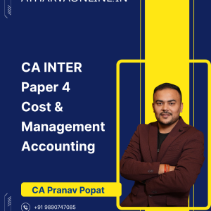 CA Inter Cost and Management Accounting Full Lectures by CA Pranav Popat for Sept. 2026 & Jan. 2026 Exams