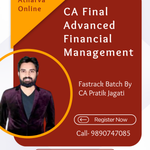 CA Final Advanced Financial Management Fastrack Batch by CA Pratik Jagati for Nov. 2026, May/Nov. 2027 Exams